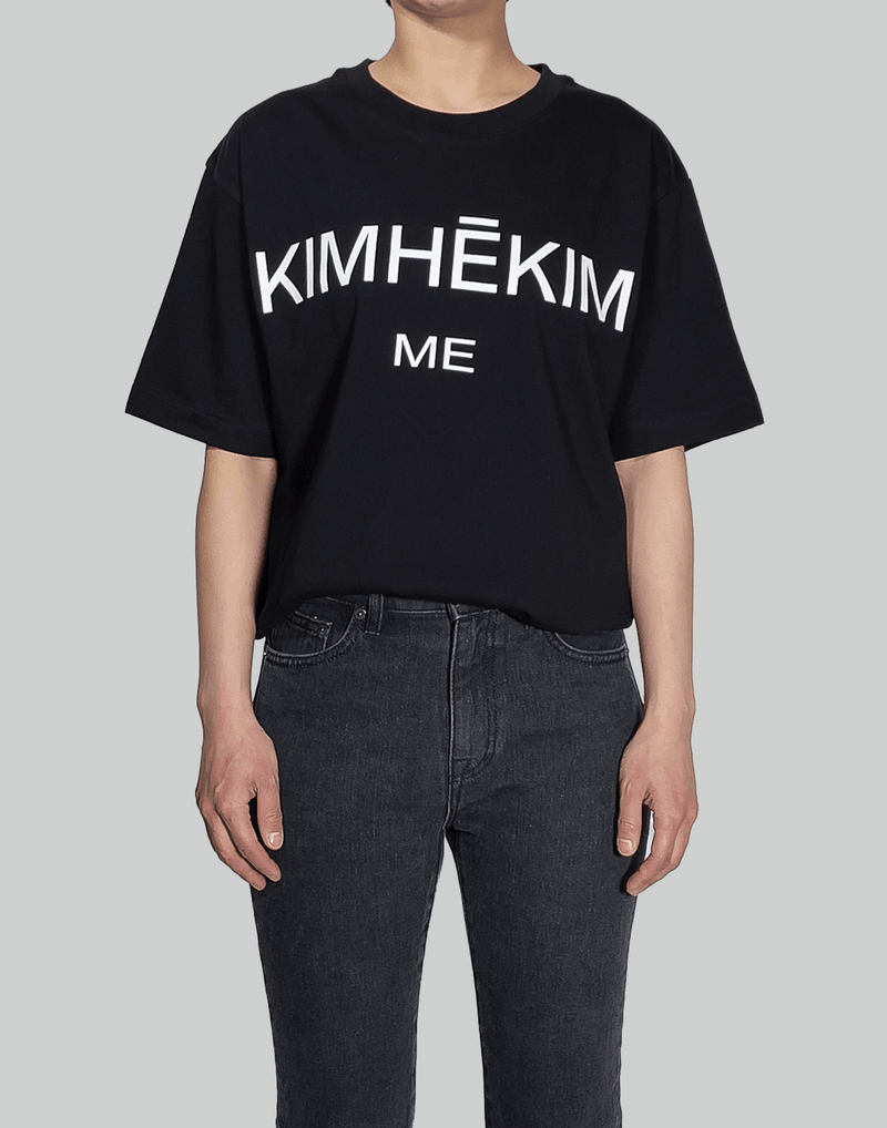 Kimhekim Reconstructed Denim Corset Top with Shirt Detailing