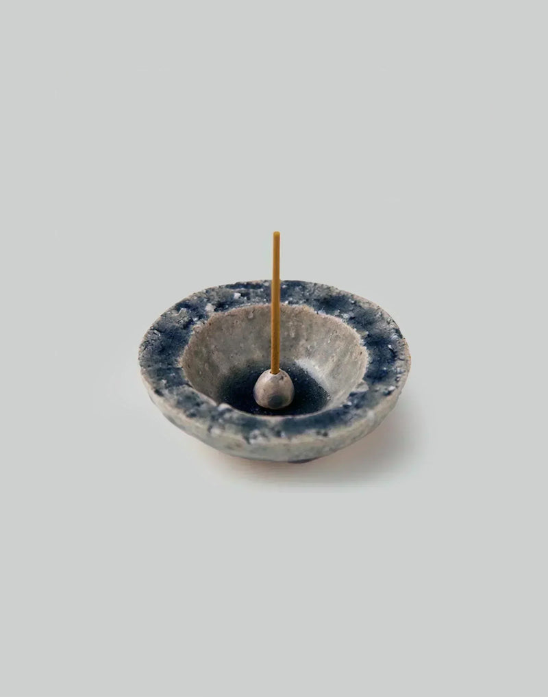 ビードロ(蒼) (INCENSE HOLDER BIDRO)