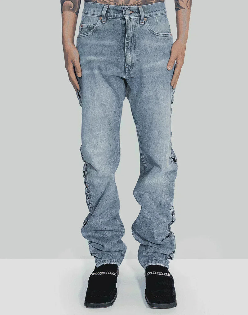 Martine Rose - CROSS HATCH JEAN - 082plus