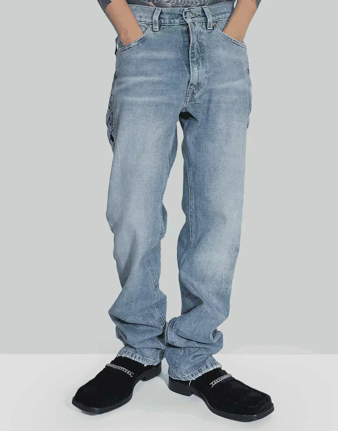 Martine rose マーティンローズ cross hatch ジーンズ Martine Martine rose マーティンローズ cross hatch ジーンズ Martine