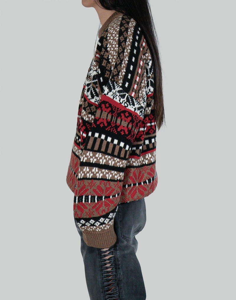Martine Rose - FAIR ISLE KNIT JUMPER - 082plus