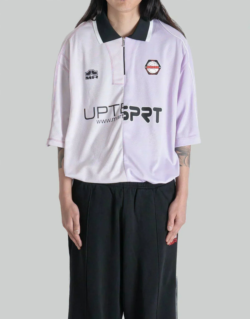 Martine Rose - HALF AND HALF FOOTBALL TOP - 082plus
