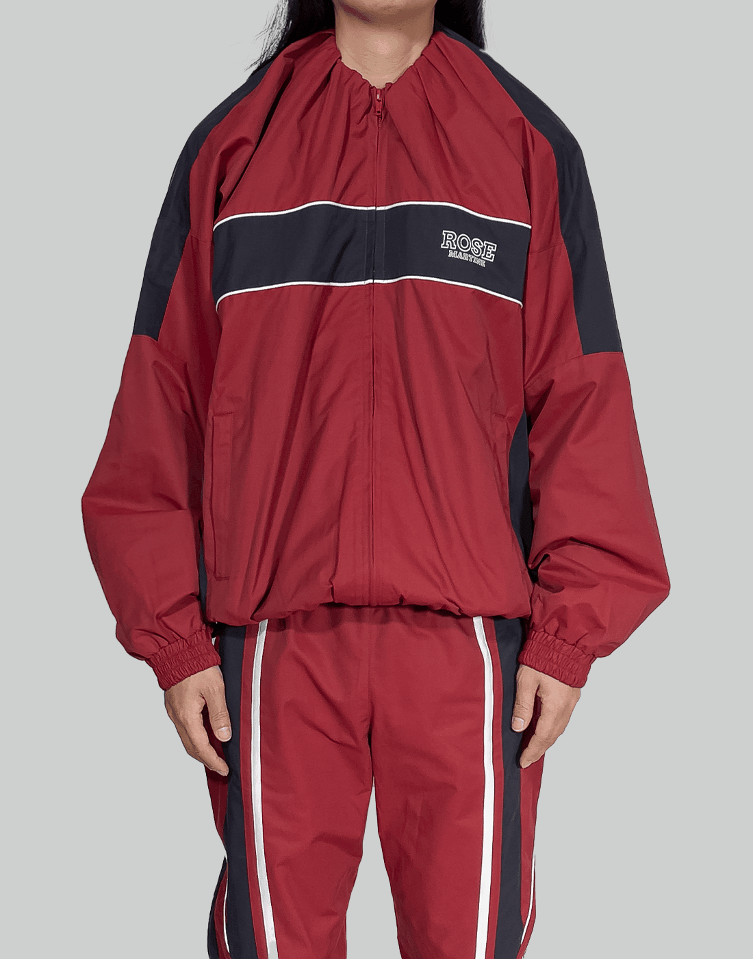 Martine rose twisted hot sale track jacket