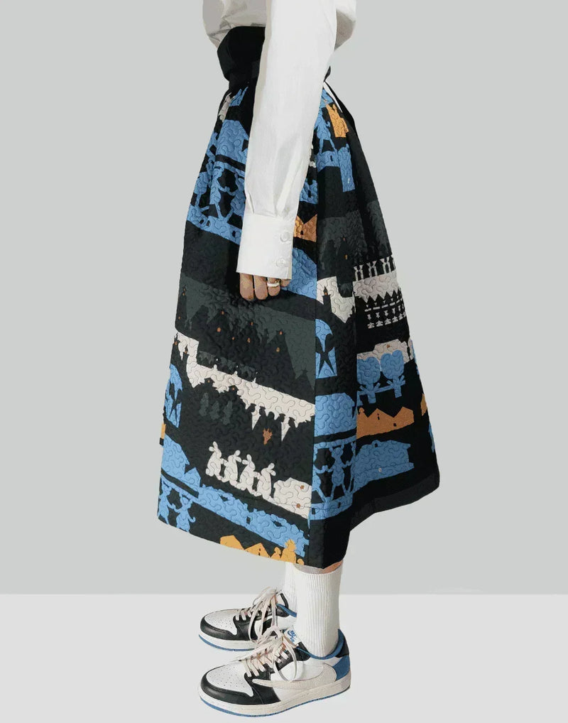 MINJU KIM - BUCKLE VOLUME SKIRT - 082plus