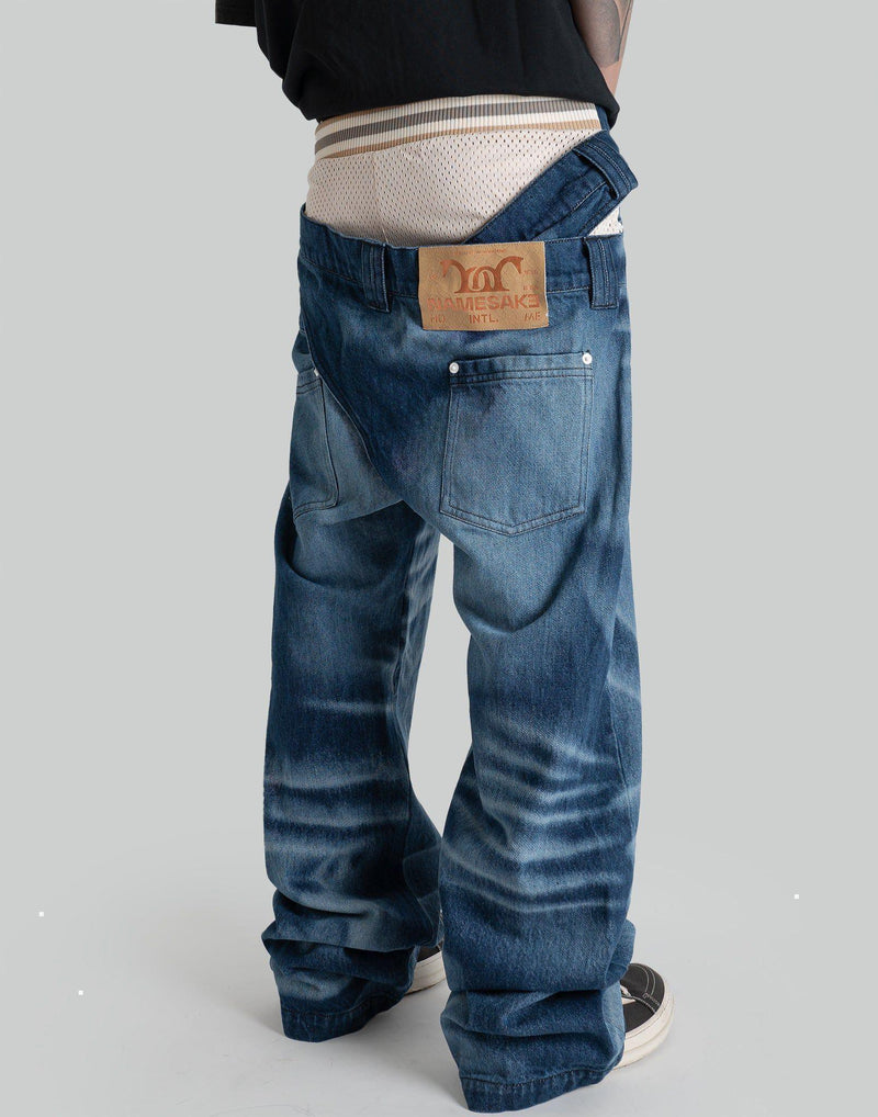 NAMESAKE - DEL CROSS OVER LOW RIDE JEANS - 082plus