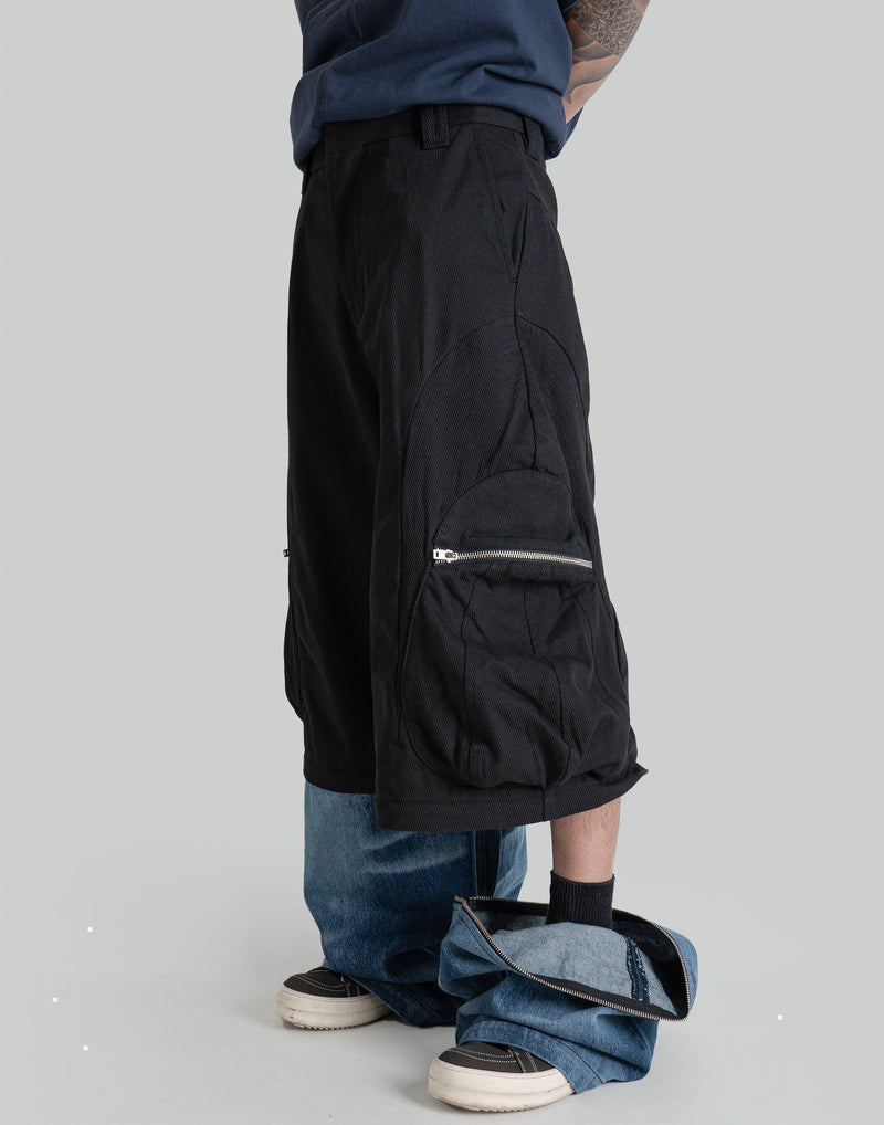 NAMESAKE - FELIX DETACHABLE KNEE CARGO JEANS - 082plus