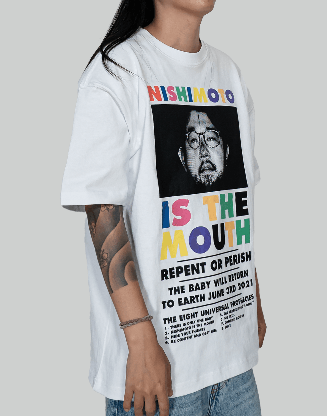 NISHIMOTO IS THE MOUTH CLASSIC TEE (GLITTER) - 082plus