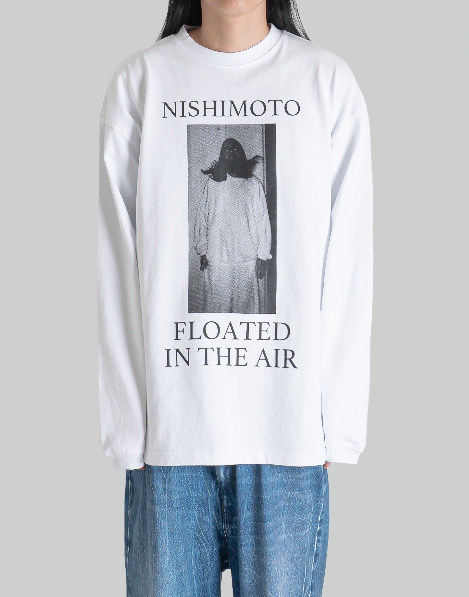 NISHIMOTO IS THE MOUTH L/S T-SHIRT WHITE62cm袖丈 - Tシャツ