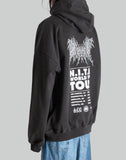 NISHIMOTO IS THE MOUTH METAL TOUR SWEAT HOODIE - 082plus