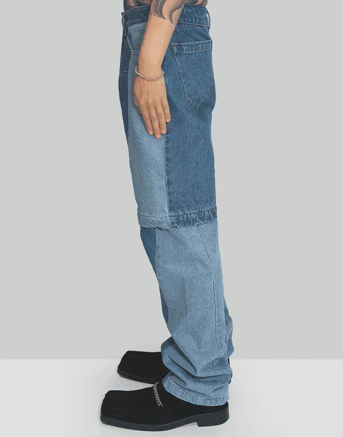 TWO TONE JEANS