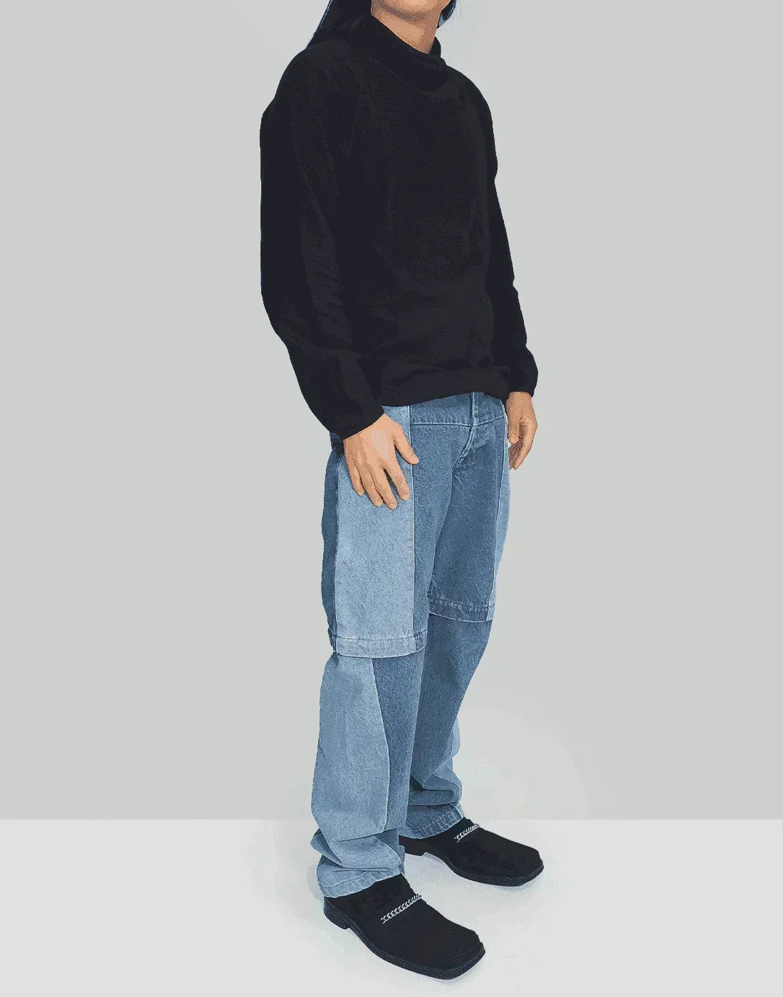 TWO TONE JEANS
