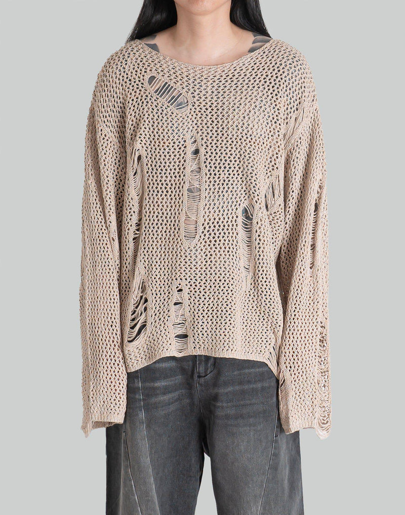 professor.E - Destroyed Knit Jumper - 082plus
