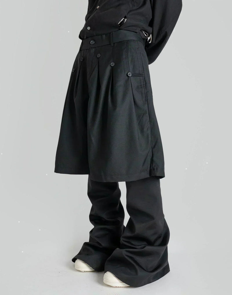 professor.E - E Pleated Shorts - 082plus