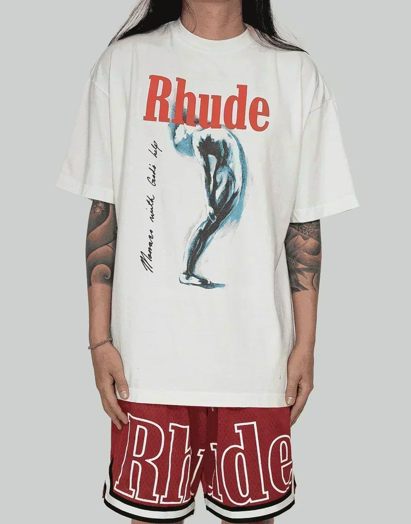 Rhude - GOD HELP ME TEE - 082plus