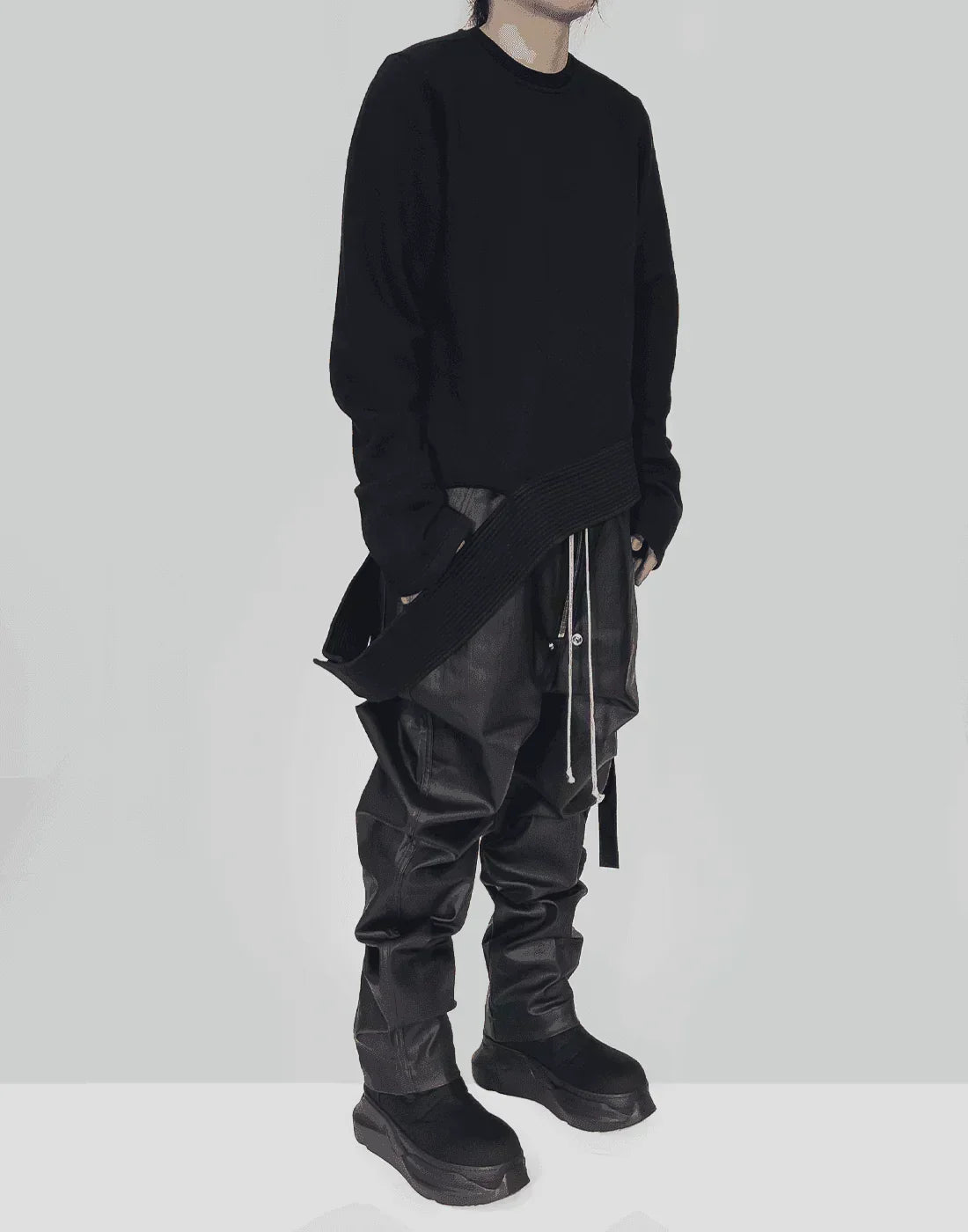 真*様 RickOwens 22FW bela pants Rick Owens リックオウエンス SS25 WIDE BELA PANTS / BLK - NUBIAN
