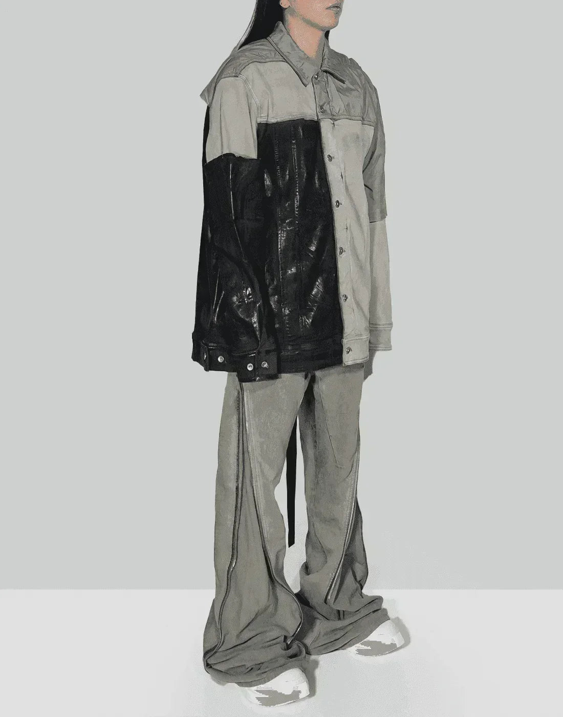 パンツ rick owens drkshdw coating bolan 28 RICK OWENS DRKSHDW BOLAN BOOTCUT 28