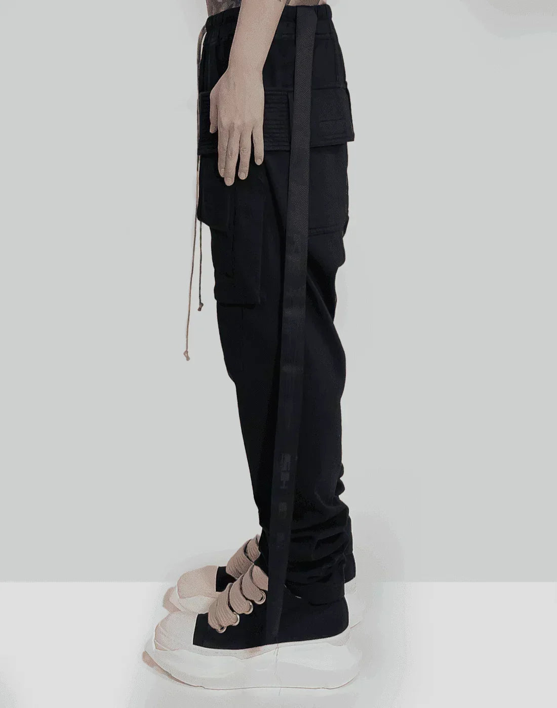Rick Owens DRKSHDW CREATCH CARGO Sサイズ Creatch Cargo Drawstring in Black – SVRN