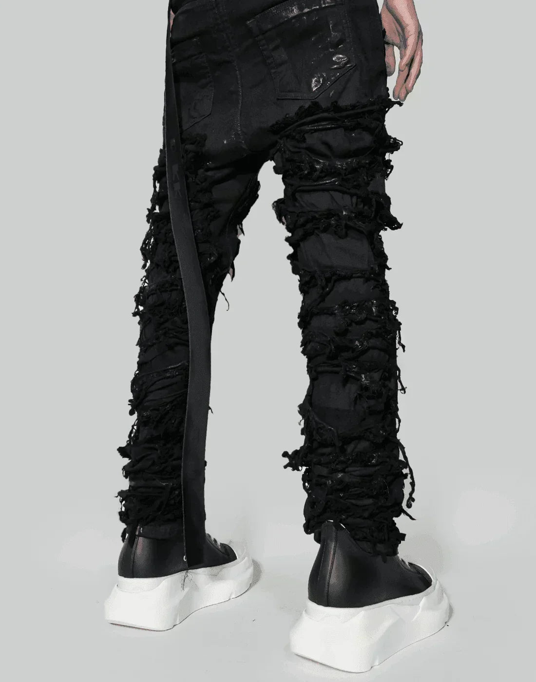 新品 RICK OWENS DRKSHDW ダメージ加工スキニーデニム 29 新品 RICK OWENS DRKSHDW ダメージ加工スキニーデニム 29