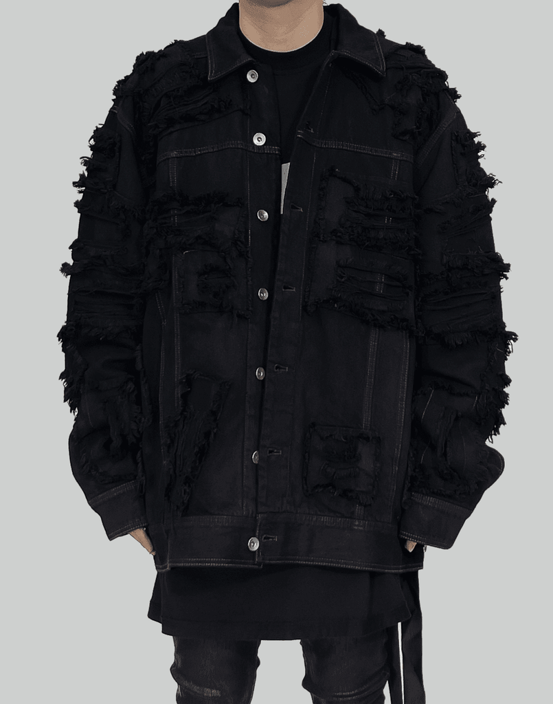 RICK OWENS DRKSHDW JUMBO WORKER JKT - Gジャン/デニムジャケット