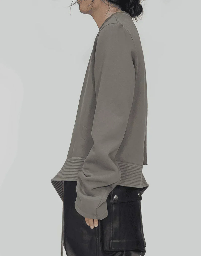 Rick Owens Drkshdw - LONG CREATCH SWEAT - 082plus