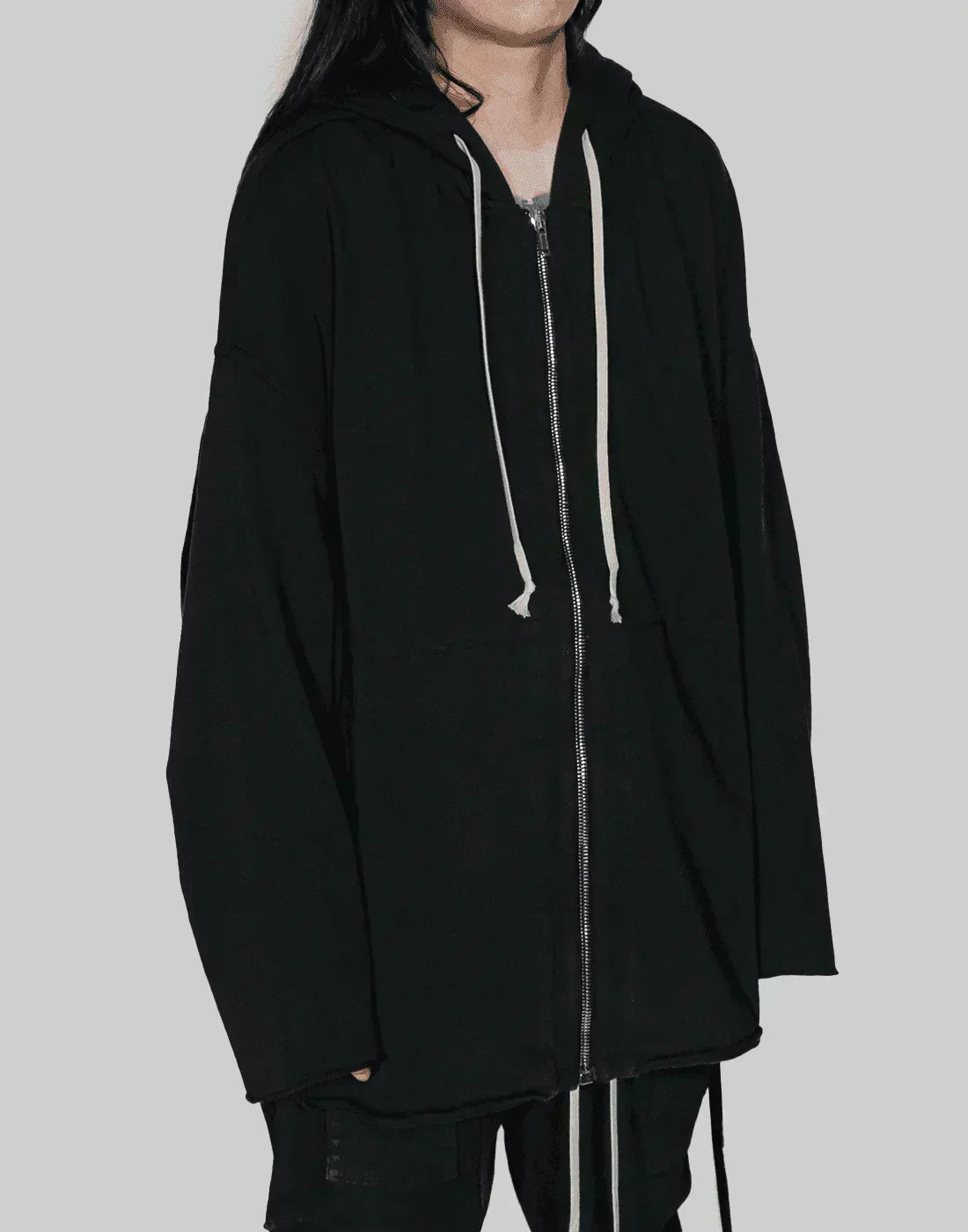 Rick Owens PETER JKT 黒 46フード付き ウールジャケット 24623112_54799327_600.jpg
