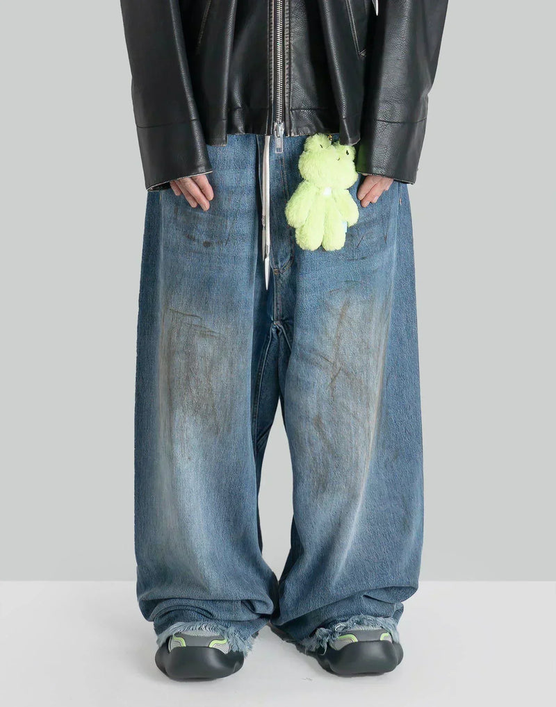 SANKUANZ - DENIM DETAIL PANTS - 082plus