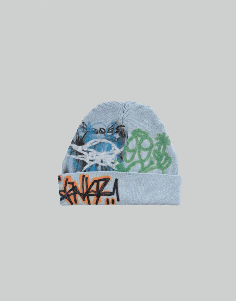 SANKUANZ - Graffiti Print Beanie - 082plus