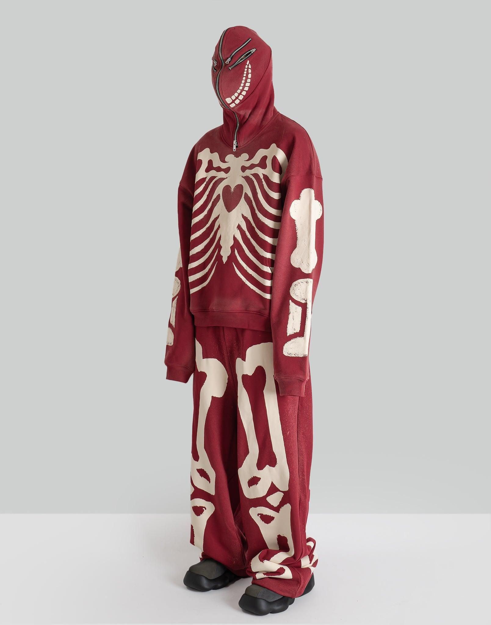 SANKUANZ Skeleton Print Hoodie – 082plus