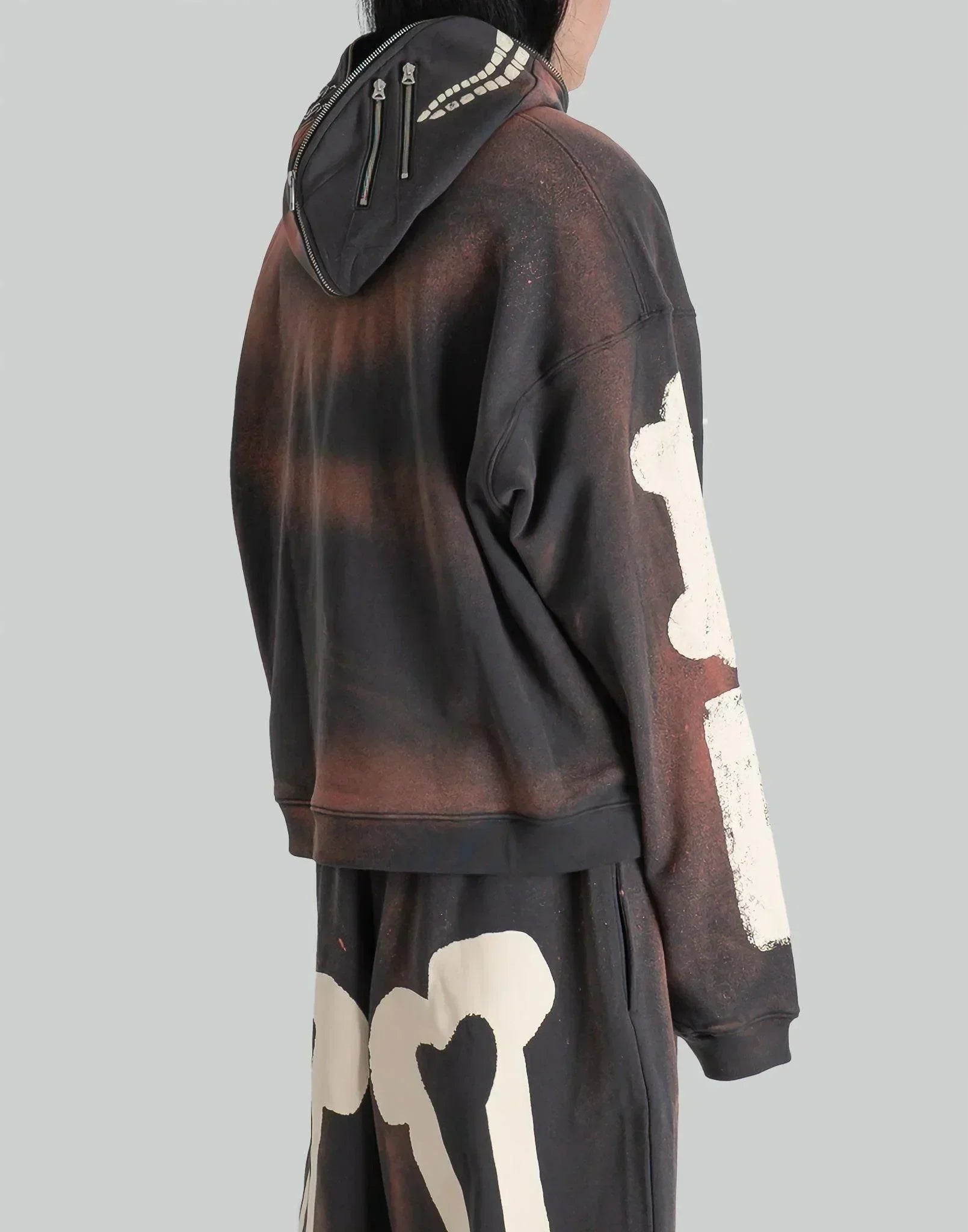 SANKUANZ Skeleton Print Hoodie – 082plus
