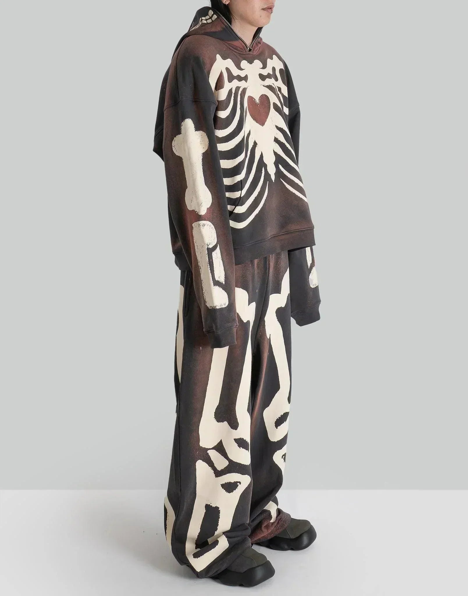 SANKUANZ Skeleton Print Hoodie – 082plus