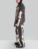 SANKUANZ Skeleton Print Hoodie - 082plus