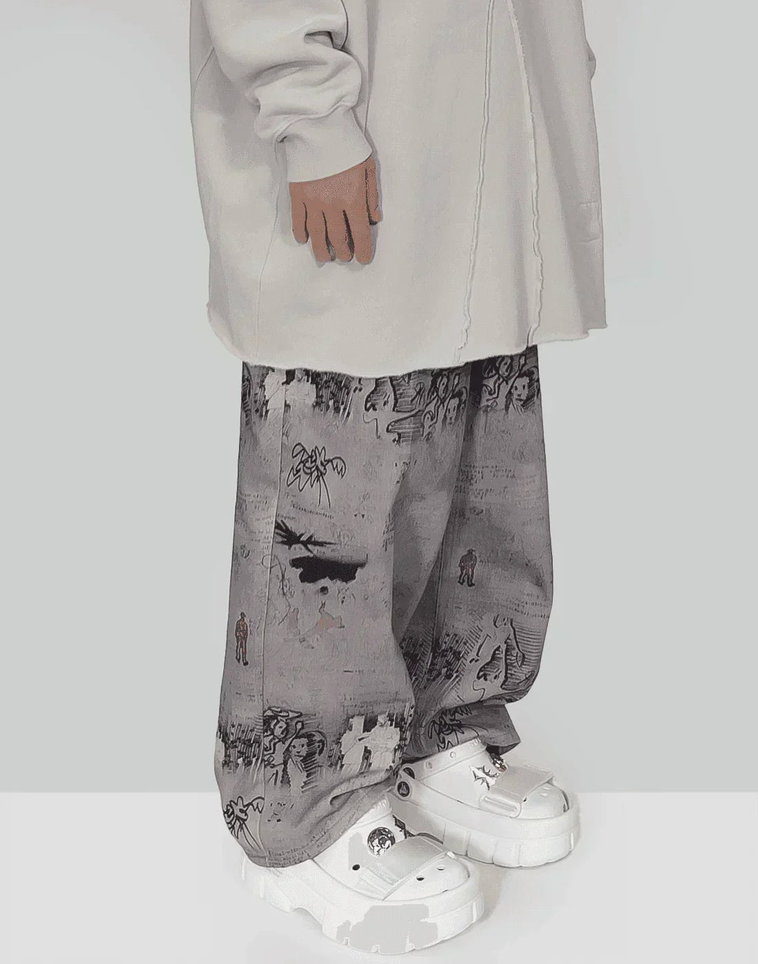 Nastou Crocさん専用.8 Capelli New York T-Rex Dinosaur Alligator Crocodile Clogs