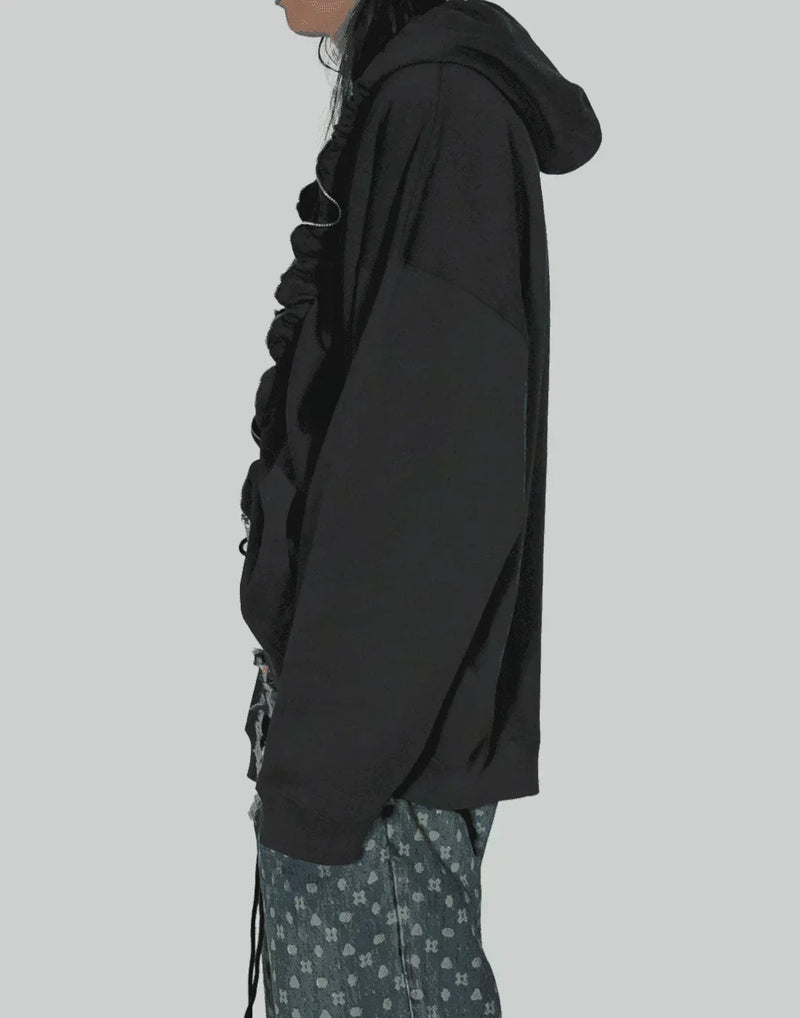 SANKUANZ - Zipper Pull-out Hoodie - 082plus