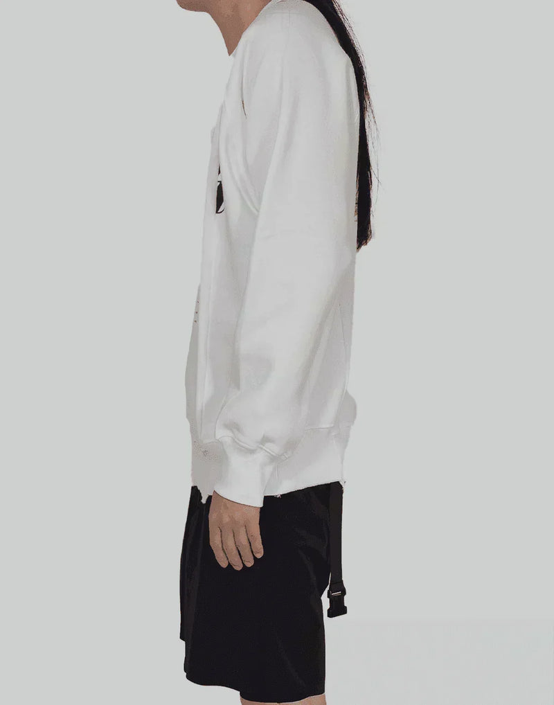 THE SALVAGES - FORM & FUNCTION RECONSTRUCTED CREWNECK SWEATER - 082plus