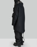 x ALPHA INDUSTRIES SUN-BLEACHED DETACHABLE HOOD FISHTAIL COAT
