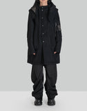 x ALPHA INDUSTRIES SUN-BLEACHED DETACHABLE HOOD FISHTAIL COAT