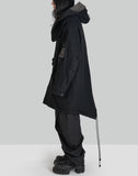 x ALPHA INDUSTRIES SUN-BLEACHED DETACHABLE HOOD FISHTAIL COAT