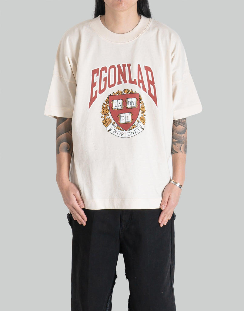 【EGONLAB】WORLDNET T-SHIRT WHITE SS25 EgonLab x WORLDNET T-SHIRT – 082plus